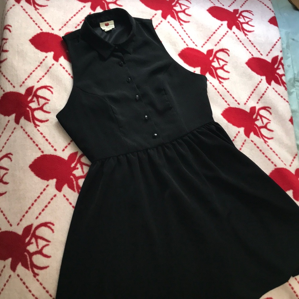 🖤One Clothing black collared dress🖤